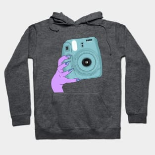 Instax blue Hoodie